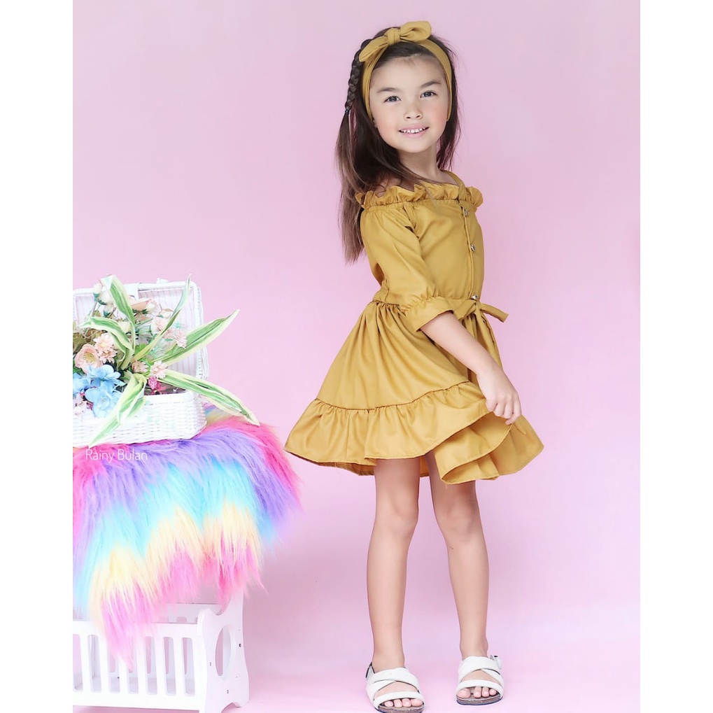 Dress Olivia Anak Unik/Gaun Anak/Dress Anak