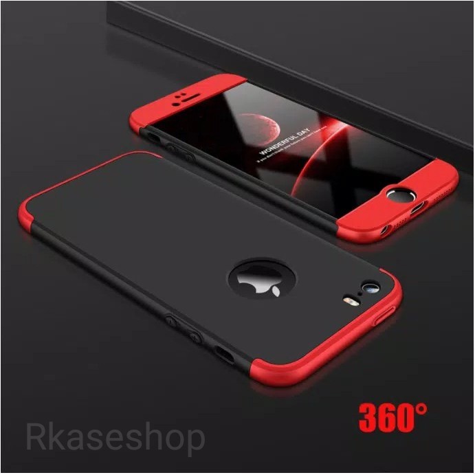 full protection 360 Iphone 7 hard full case casing cover