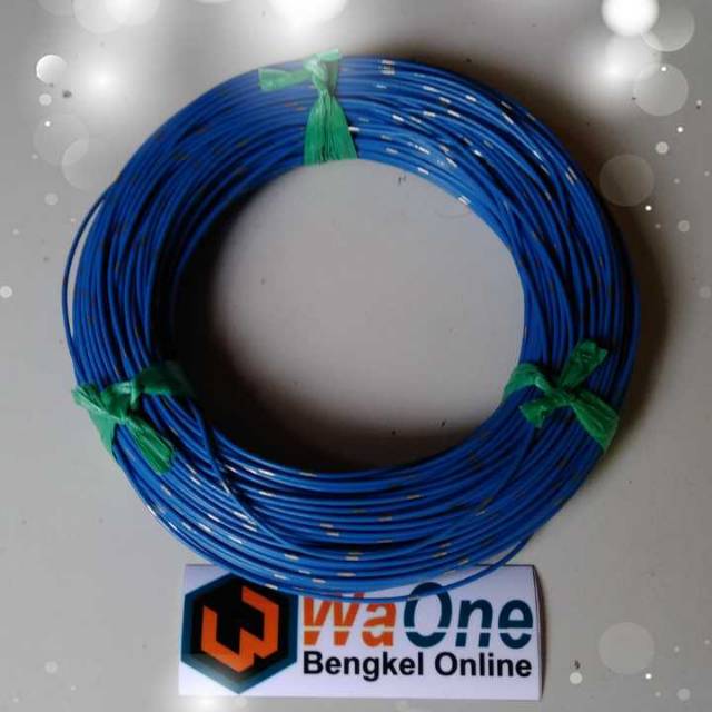 Biru 20 Meter Kabel Body Bintik AVSS 0.5 mm Versi Bagus Kulit Padat