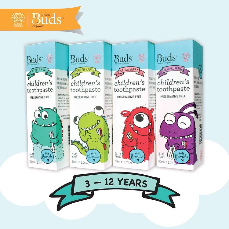 Buds Toothpaste For Kids 3-12 Tahun / Pasta gigi Anak