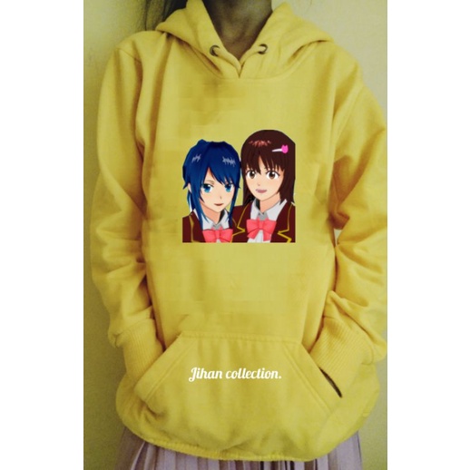 Jaket hoodie sakura school simulator anak