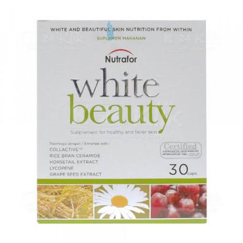 Nutrafor White Beauty isi 30 kapsul dan 60 kapsul free GIFT