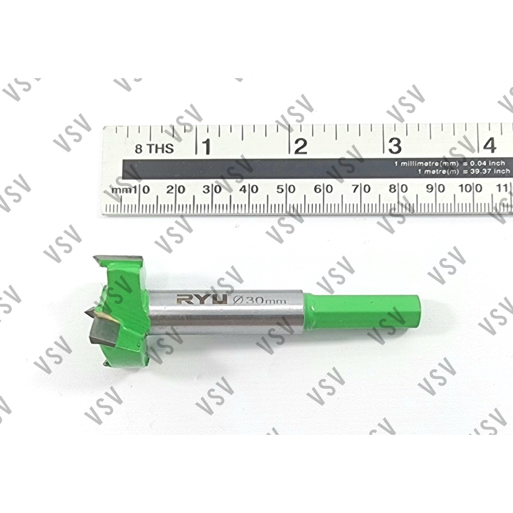 RYU Forstner Bit 30mm Mata Bor Kayu Engsel Hinge Boring