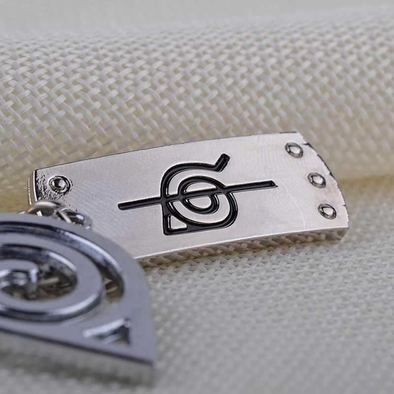 Gantungan Kunci dengan Liontin Motif Kartun Anime Naruto Bahan Alloy untuk Hadiah/Koleksi