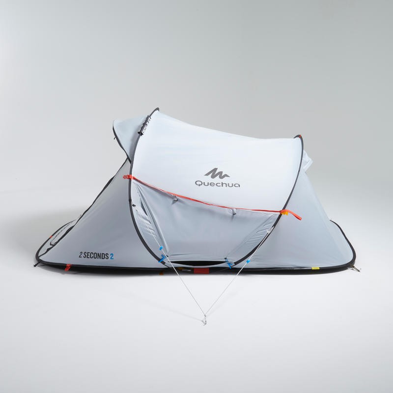 TENDA KEMAH QUECHUA 2 SECOND 2 FRESH&BLACK 2 PERSON CAMPING TENT WHITE