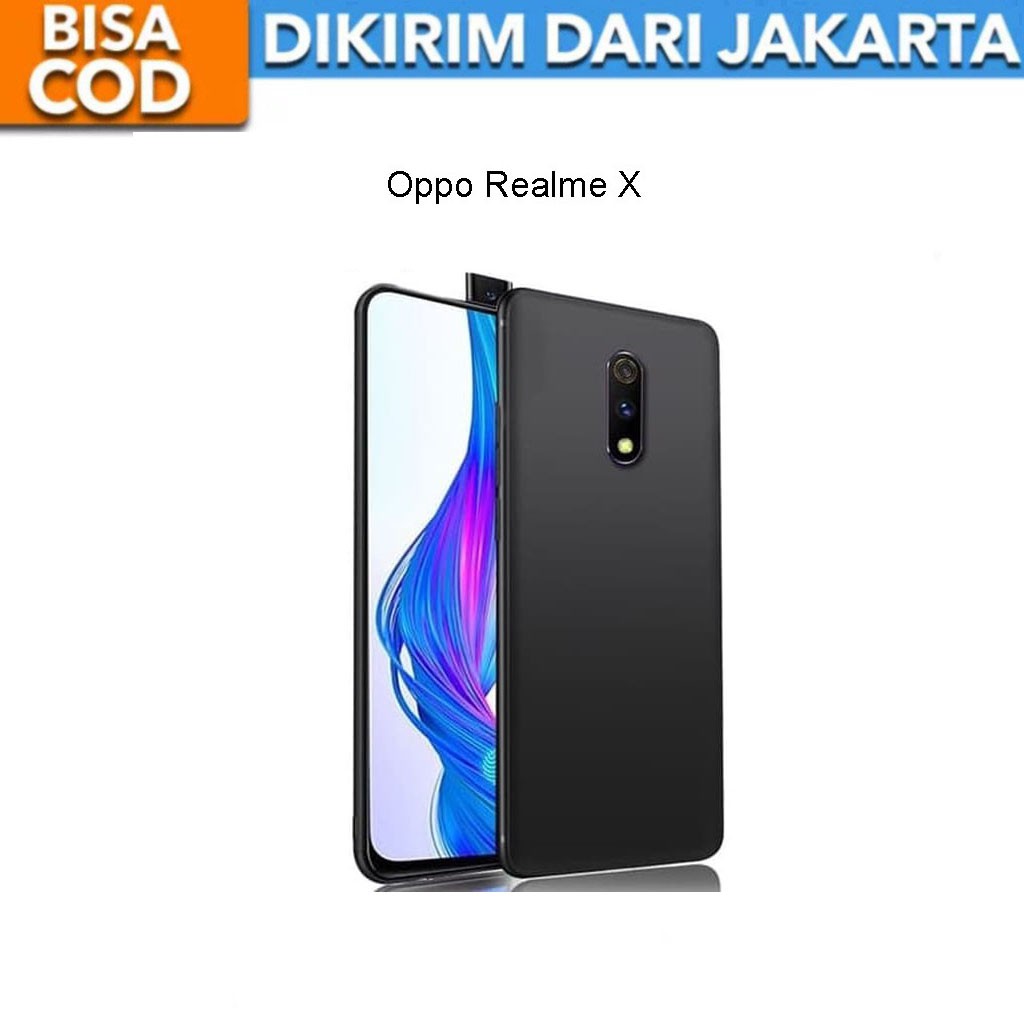 SoftCase Black Matte for Oppo Realme X