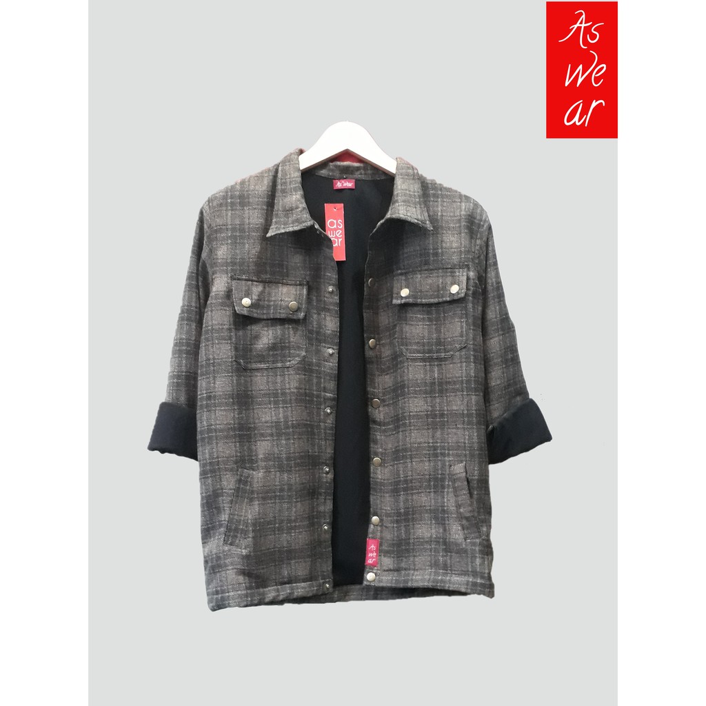 Jaket Pria Semi Parka Wol