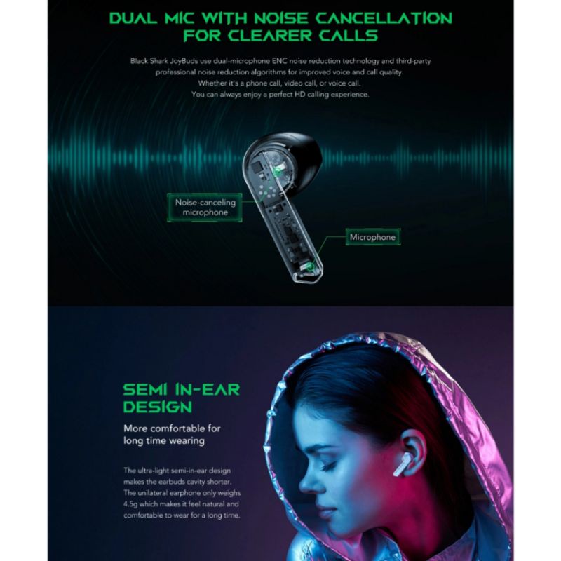 Black Shark Joybuds True Wireless Gaming Earbud