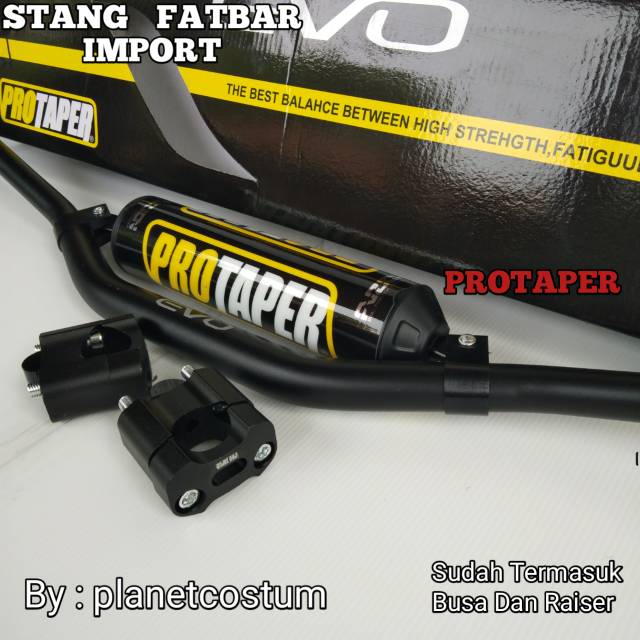 Stang Fatbar Twinwall Protaper plus busa raiser cross 