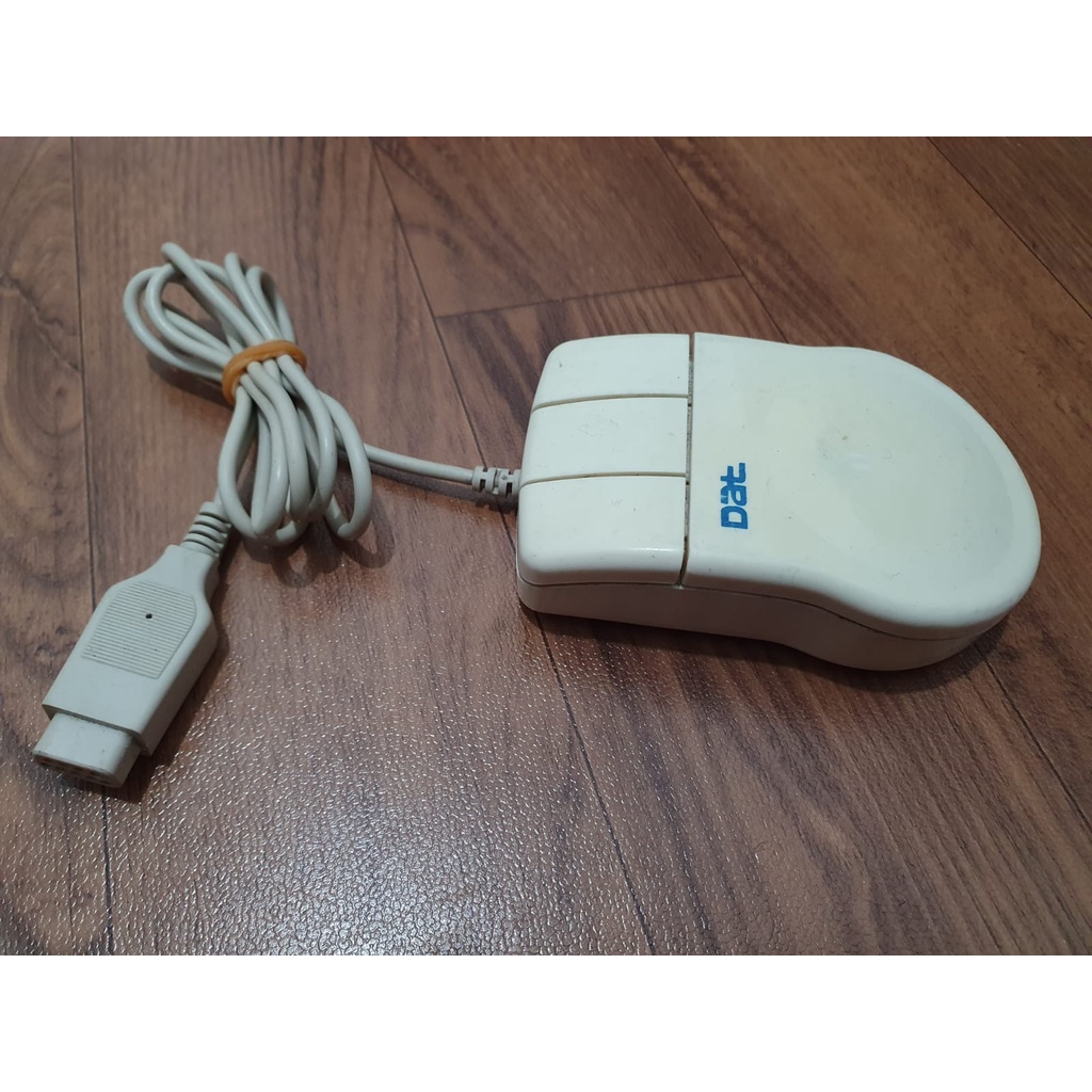 Mouse Jadul Serial Dat Vintage Retro Trackball Putih