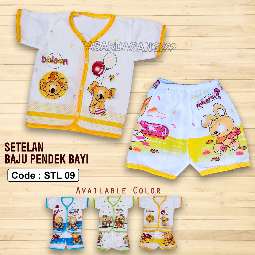 BOBOKO SETELAN BAJU ANAK LENGAN PENDEK STL 08