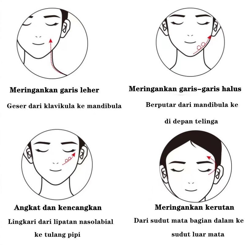 Inface MS6000 Alat Pijat Wajah Elektrik RF Infrared Pencegah Kerutan Detox Anti Aging Skin Care Radio Frekuensi Kecantikan Mesoterapi Elektroporasi Memudar Garis-garis Halus Penghilang Kerut Mengencangkan Menghilangkan Keriput Mencerahkan Meremajakan
