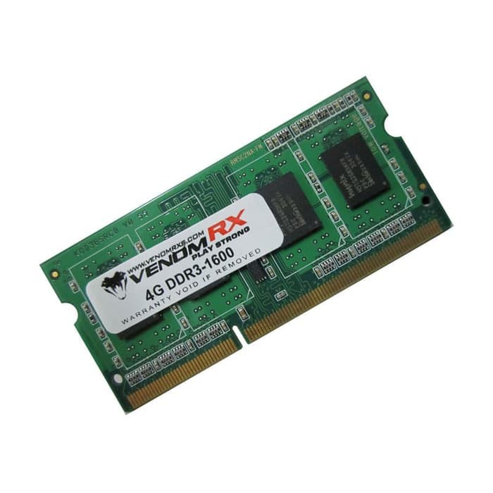 Ram memory laptop sodim venom rx 4gb ddr3 pc12800