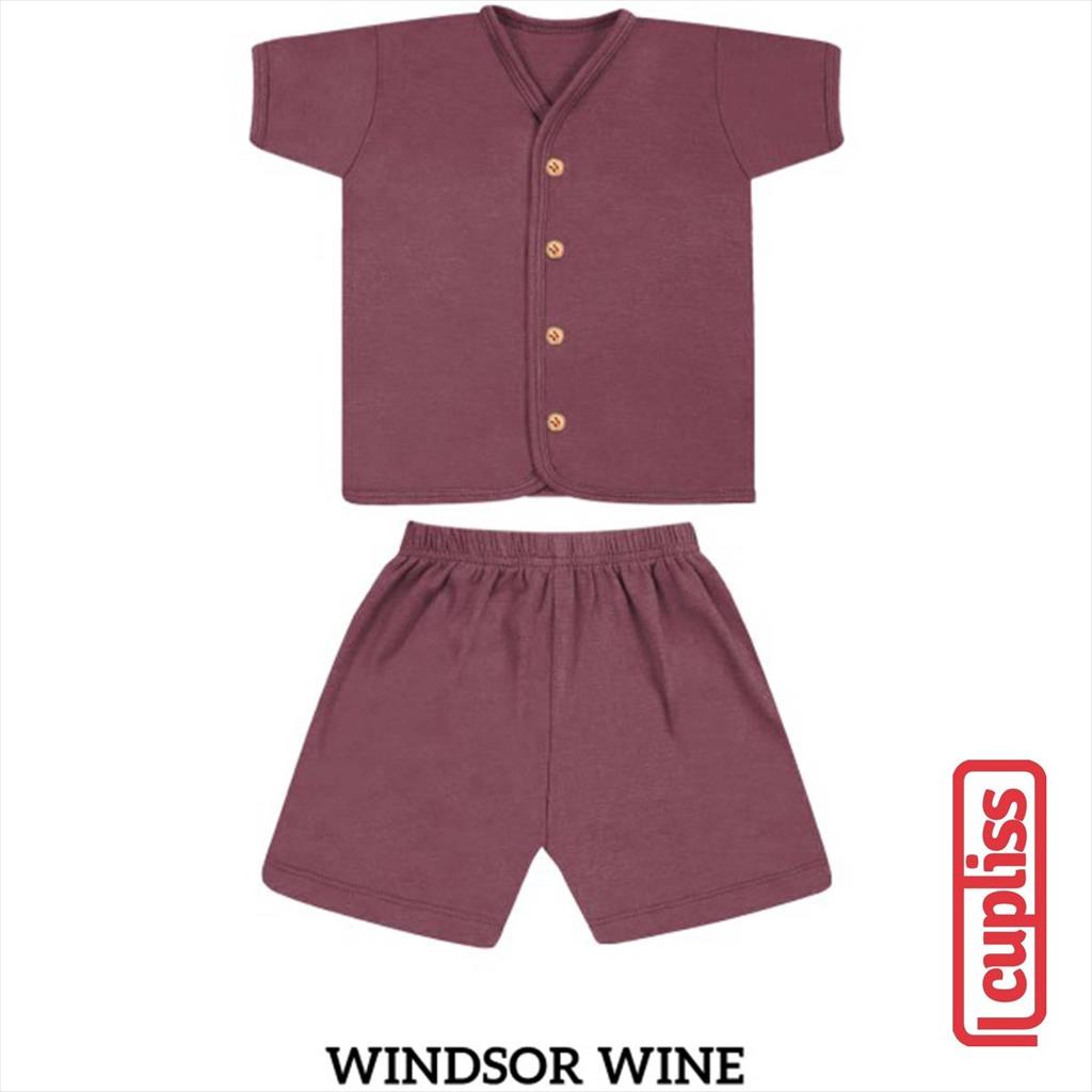 Windsor Wine Little Palmerhaus Button Tee Short Sleeve Baju Bayi