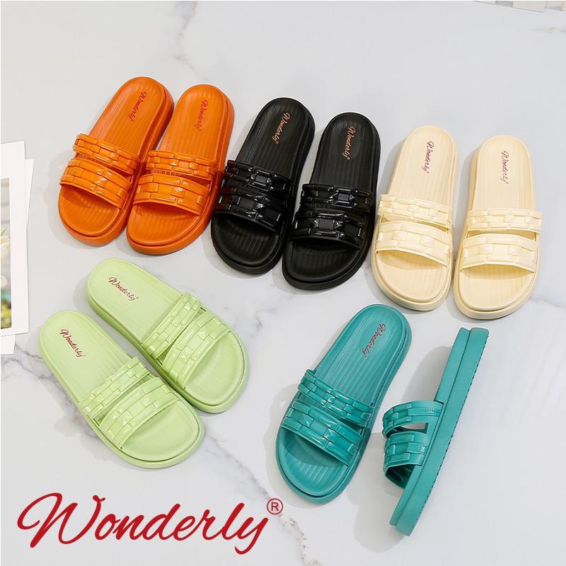 2001-WL2 [WONDERLY] Sandal Jelly Wanita Wonderly / Sendal Selop Karet Wanita