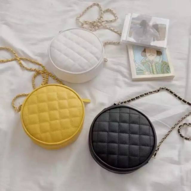 Tas Selempang Bulat