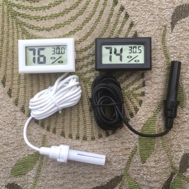 Termometer Higrometer Digital Mini 2in1 with Hygrometer Sensor utk Hidroponik, Kumbung Jamur, dll