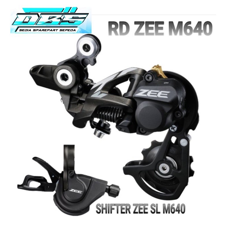 SHIFTER RD SHIMANO ZEE 10 SPEED M640 BLACK