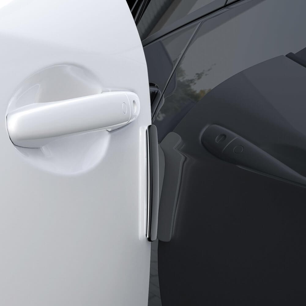 BASEUS STREAMLINED CAR DOOR BUMPER PROTECTOR PINTU MOBIL STRIP 4 PCS