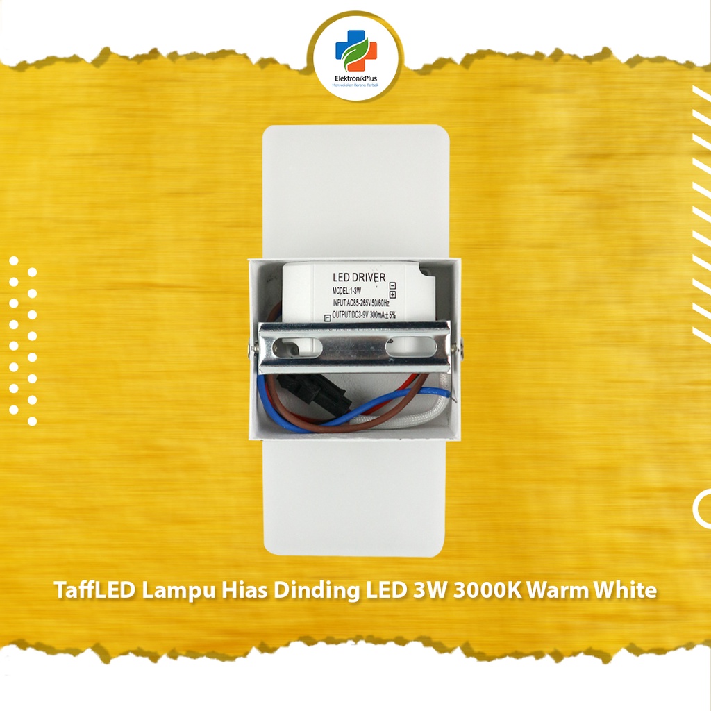 Lampu Hias Dinding Warm White LED Corridor Light 3W 2700-3500K TaffLED