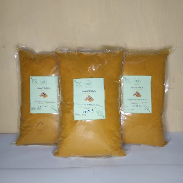 

KUNYIT BUBUK ASLI ISI 1KG / KUALITAS PREMIUM / REMPAH / TURMERIC POWDER / AROMATIC INDO SPICE / BISA COD