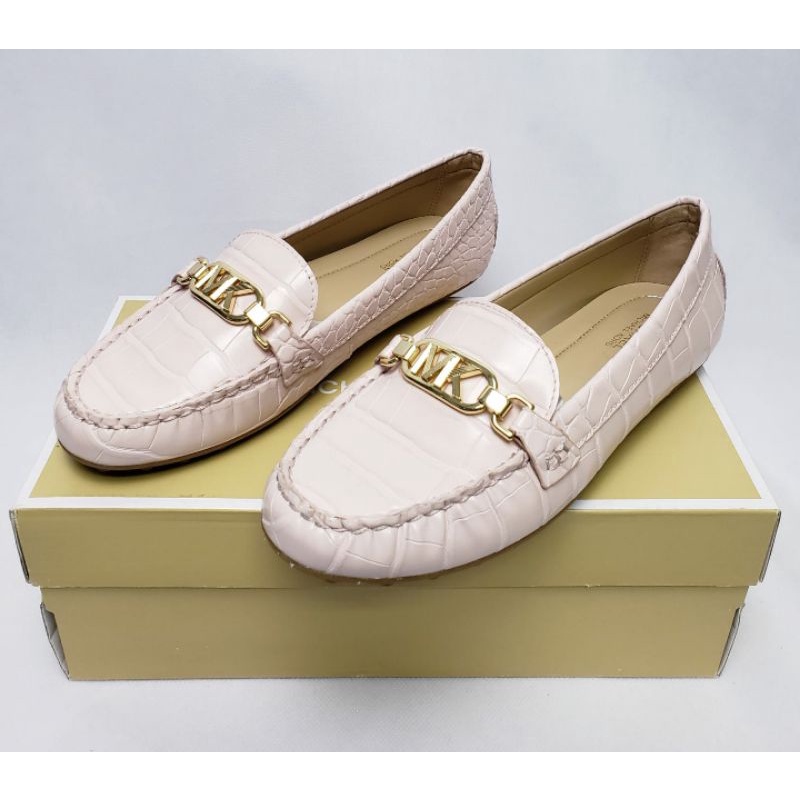 Sepatu Wanita MK Grier Moc Embosed Powder Blush