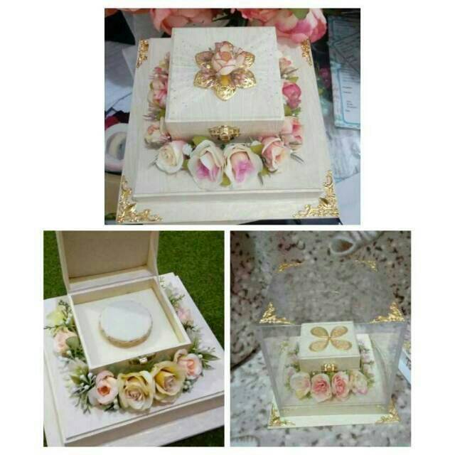 kotak cincin pernikahan / mahar pernikahan | Shopee Indonesia
