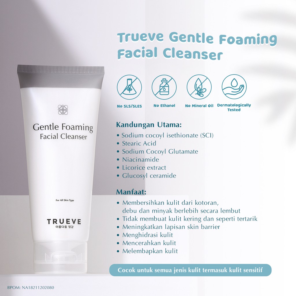 Trueve Gentle Foaming Facial Cleanser