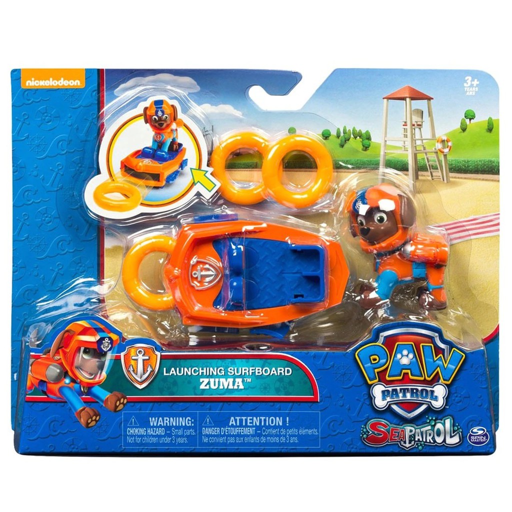 PAW PATROL Sea Patrol Zuma Launching Surfboard