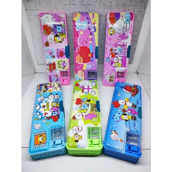 tempat/kotak/tepak pensil magnet BT21 (TC 1058)