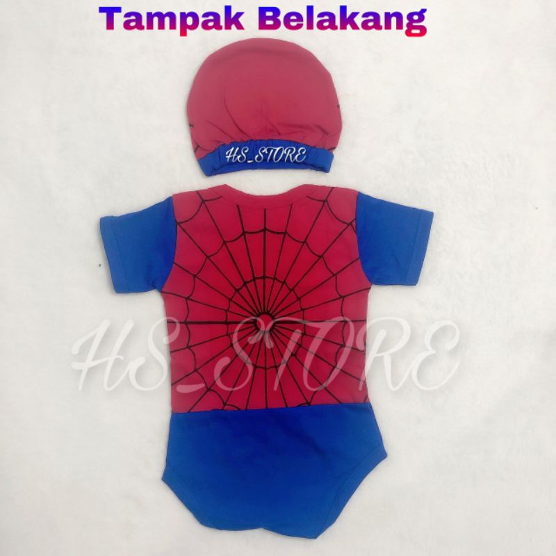 HARGA GROSIR ! JUMPER SPIDERMAN BABY / BAJU BAYI / BAJU BABY / JUMPER BAYI / KOSTUM BAYI TERMURAH !