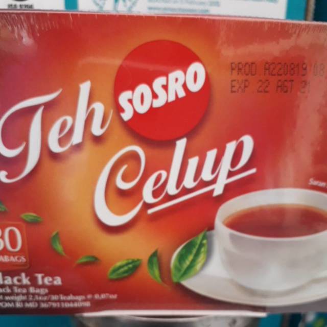 

Teh sosro celup isi 30 pcs