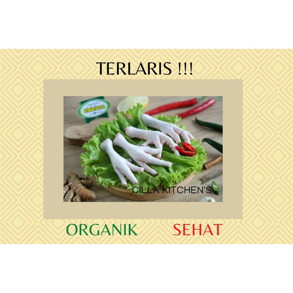 

FROZEN FOOD TERDEKAT JAKARTA SELATAN, Ceker Ayam 1kg / BERKAH CHICKEN / ORGANIK / PROBIOTIK