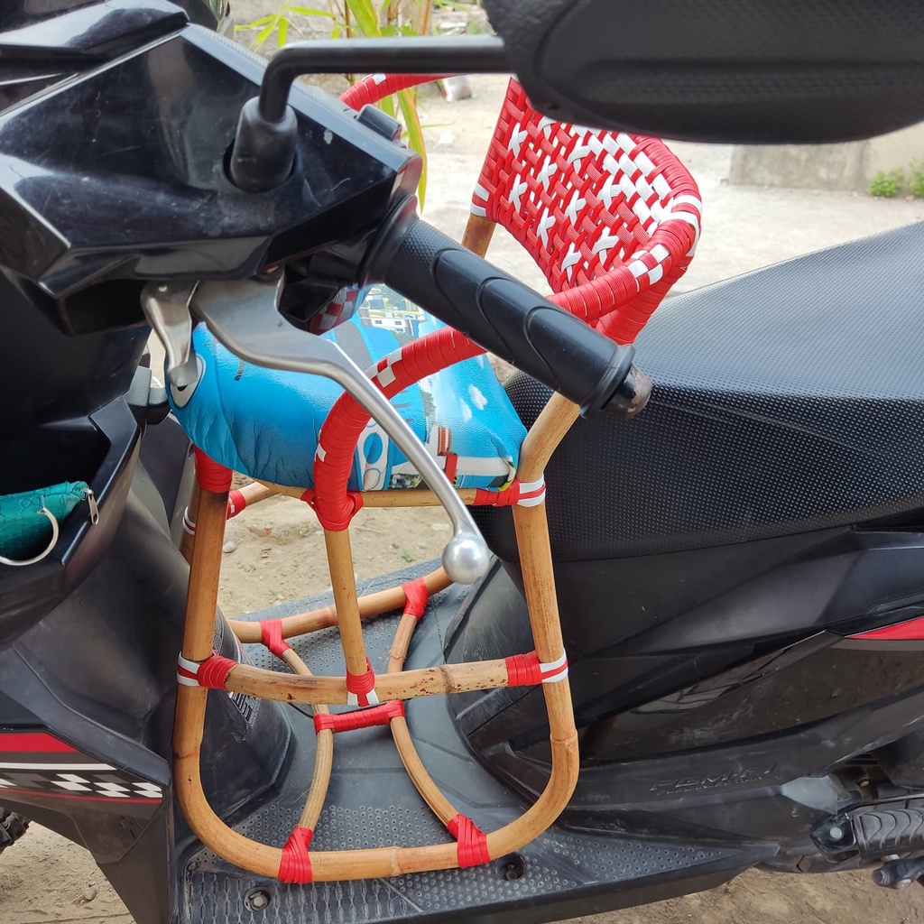 boncengan anak rotan kuwalitas terbaik untuk motor metick multi warna