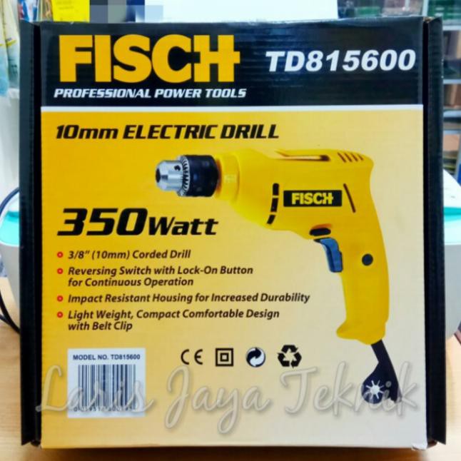 Segera beli FISCH Bor Listrik 10mm 350 watt NEW MODEL & 100% ORIGINAL Best Quality Terjamin