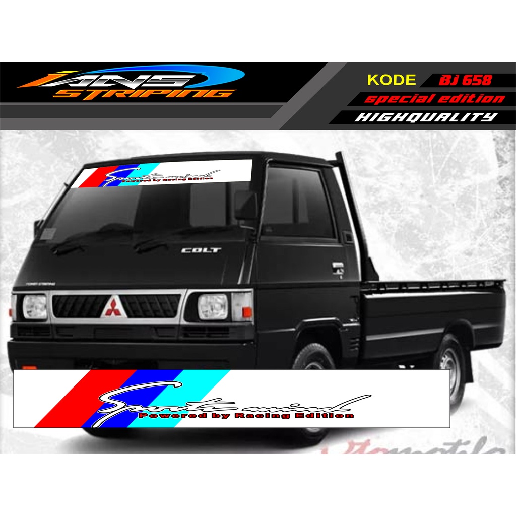 DECAL STIKERKACA DEPAN MOBIL L300 / STICKER MOBIL GRANDMAX / PICK UP / CARRY / STIKER KACA DEPAN MOBIL PICK UP / DECAL STIKER PICK UP