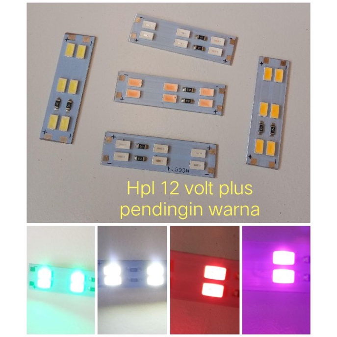 LED  MODUL HPL 12 VOLT 6 MATA WARNA