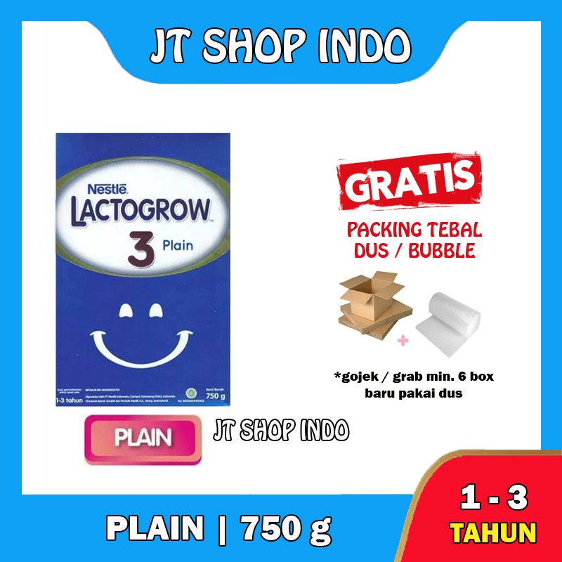 Susu Lactogrow / Lactogen 3 Plain Nestle 750gr 750 gram Murah | Shopee