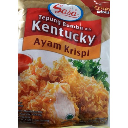 

Sasa Tepung Bumbu Kentucky Ayam Krispy 225gr