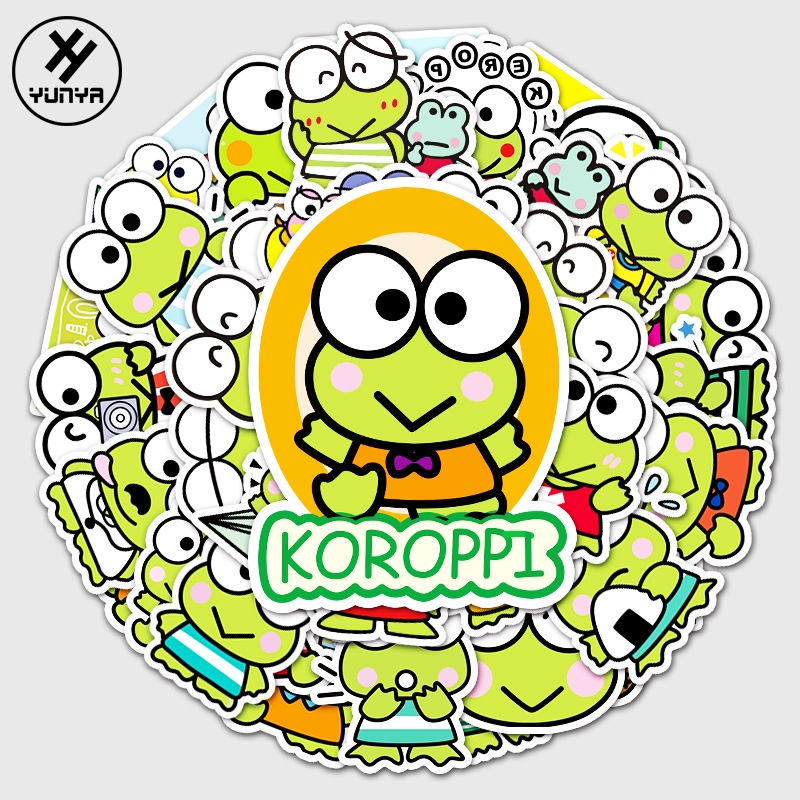 Zhang Keroppi corobi grafiti stiker bagasi laptop car skateboard ponsel dekorasi stiker