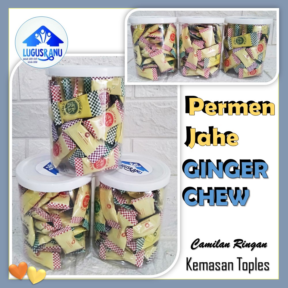 

Permen Jahe Kemasan Praktis Permen Ginger Chew Camilan Ringan saat Travel