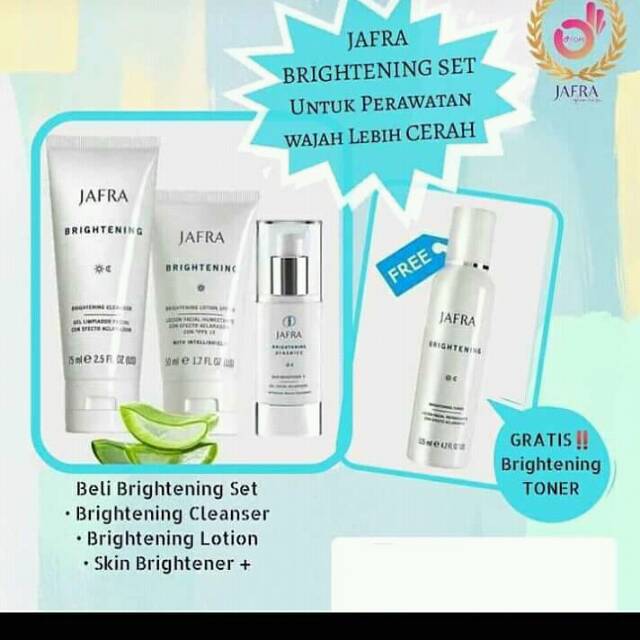 JAFRA set skincare brightening