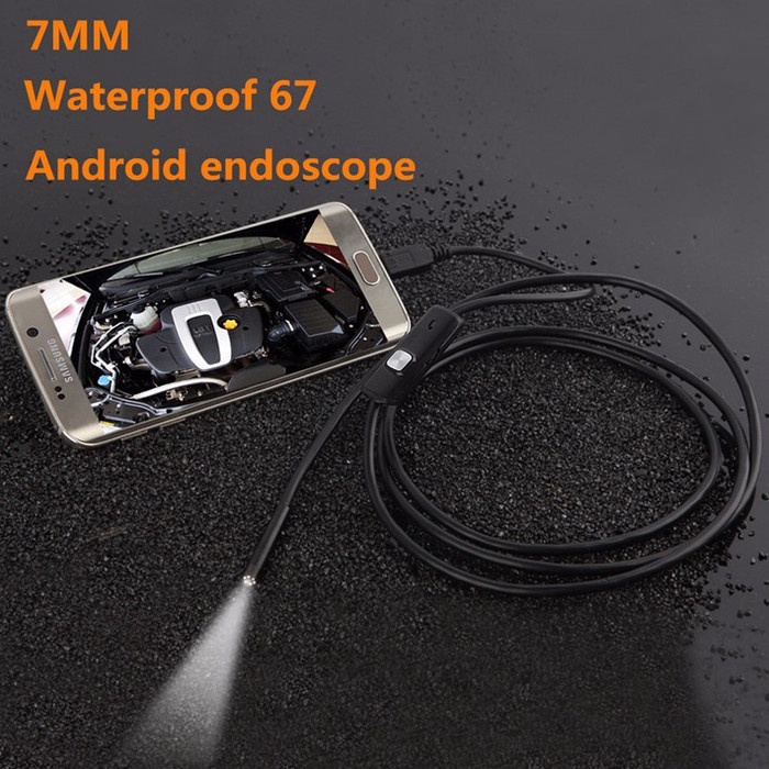 Kamera Endoscope Android 7mm 4cm Focal Distance 720P IP67 - 3,5 meter