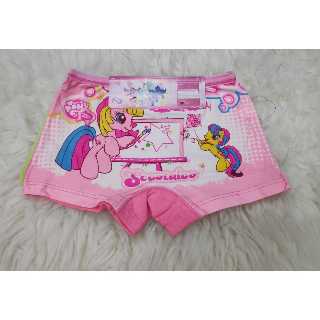 Celana dalam boxer anak perempuan My Little Pony IMPORT