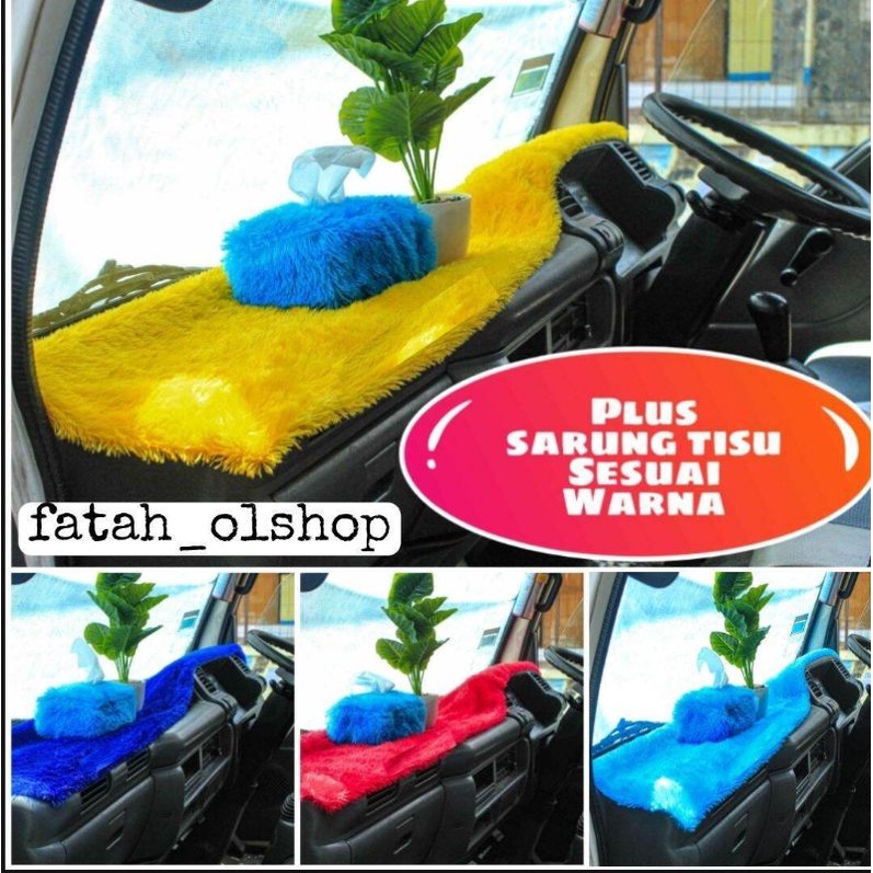 Discount Alas Dashboard Mobil / Dasboard Bulu Rasfur / Cover Dashboard Murah / Kain Rasfur