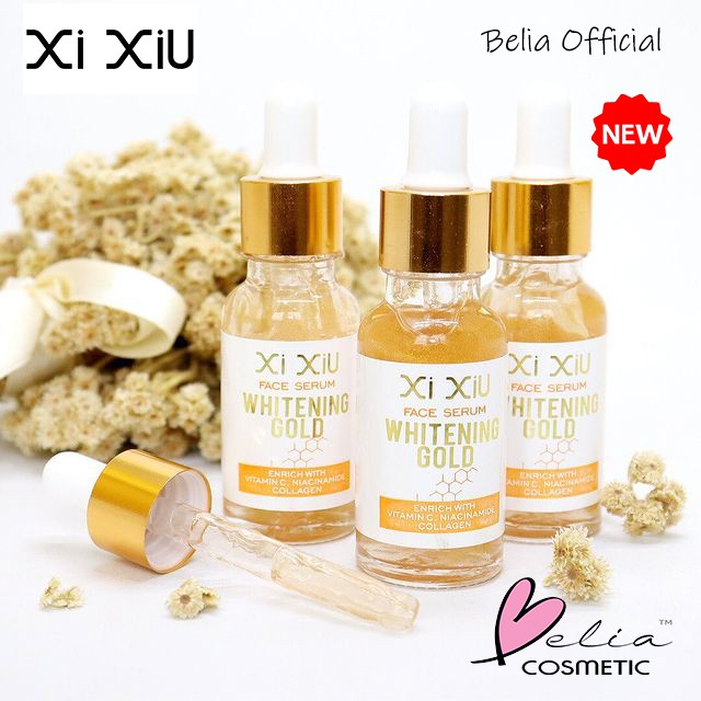 ❤ BELIA ❤ XI XIU Face Serum Vitamin C | Anti Acne | Whitening Gold 20 ml Vit C | Anti Jerawat Xixiu