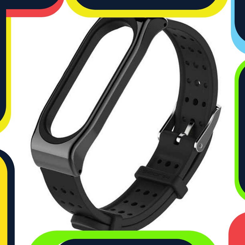 Bayar Ditempat Mijobs Sport Strap Watchband Silicone for Xiaomi Mi Band 3 - QR1601