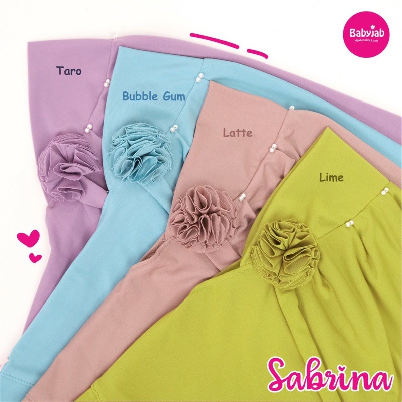 Babyjab Sabrina Jilbab Anak Lucu - Baby Jab Hijab Bergo Bayi Perempuan 0 1 2 3 4 5 6 7 Tahun