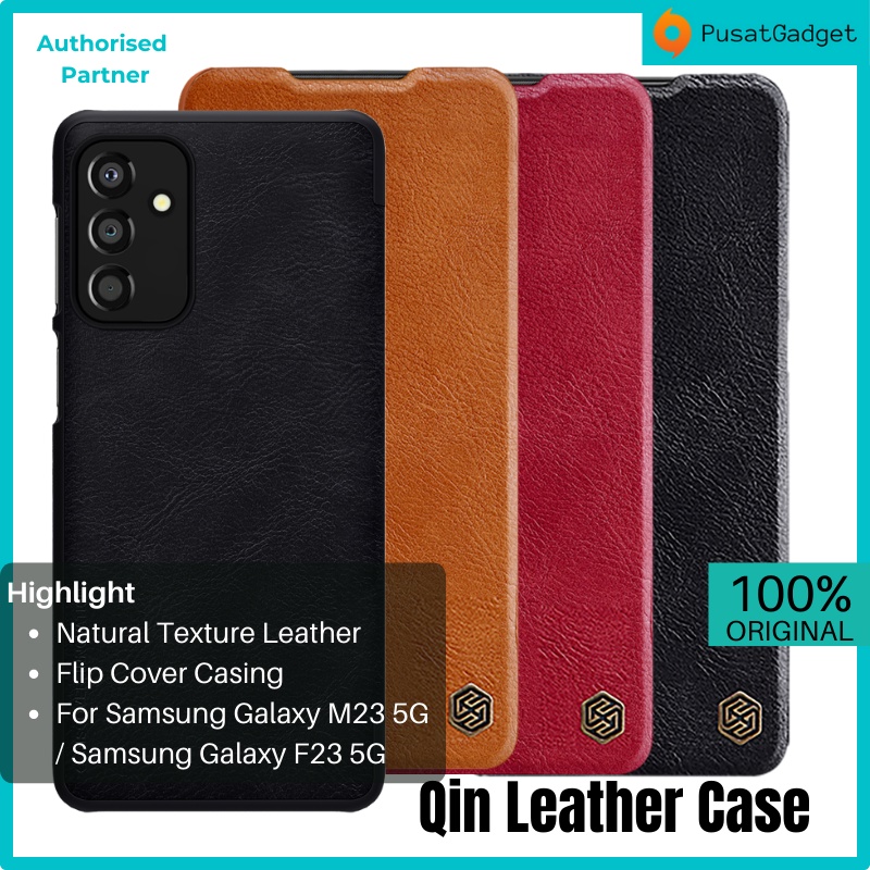 Case Samsung Galaxy M23 / F23 (5G) QIN Leather Flip Casing