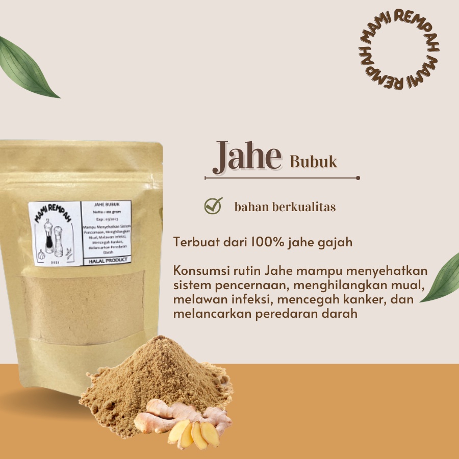 

JAHE BUBUK 100 gram